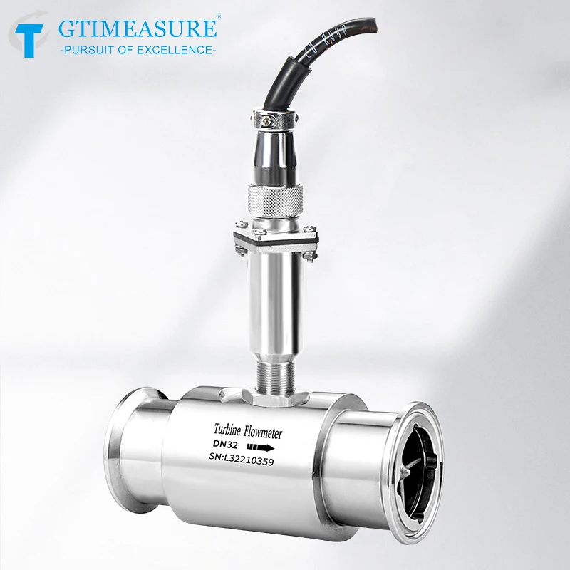 Flow Meter Tri Clamp Turbine Flowmeter Water Sensor Stainless Steel Pulse Signal for Water/Oil/Fuel/Diesel/Methyl Alcohol/Clean
Flow Meter Tri Clamp Turbine Flowmeter Water Sensor Stainless Steel Pulse Signal for Water/Oil/Fuel/Diesel/Methyl Alcohol/Clean