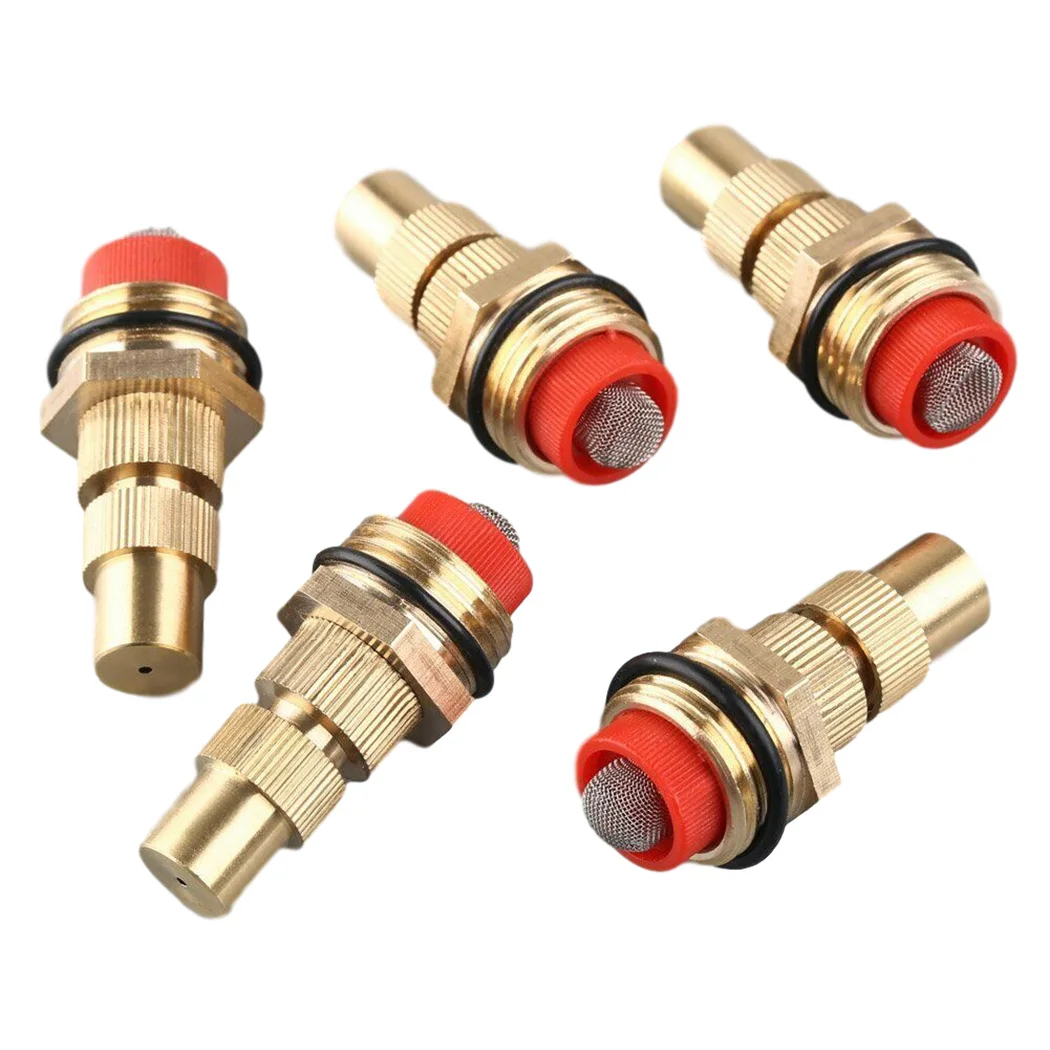 5PCS 1/2" Adjustable Spray Nozzle Atomizing Lawn Misting Sprinkler Gardening Sprinkling Watering Patio Cooling Parts
5PCS 1/2" Adjustable Spray Nozzle Atomizing Lawn Misting Sprinkler Gardening Sprinkling Watering Patio Cooling Parts