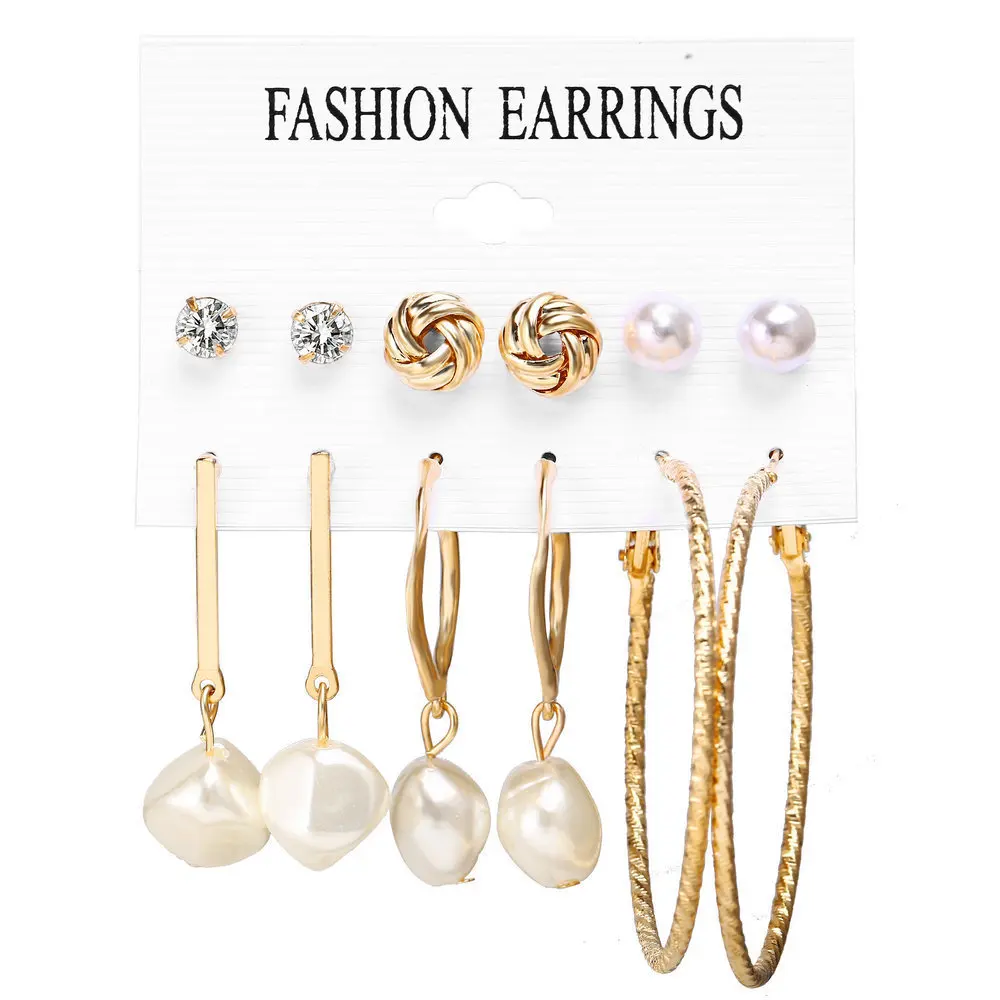 Earring Set Personalized Rose Bud Irregular Pearl Circle Earring Jewelry Alloy Metal Texture Tassel Jewelry
Earring Set Personalized Rose Bud Irregular Pearl Circle Earring Jewelry Alloy Metal Texture Tassel Jewelry