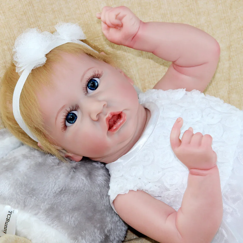 Кукла реборн, 55 см, популярная, с корнями, светлые волосы
Кукла реборн, 55 см, популярная, с корнями, светлые волосы