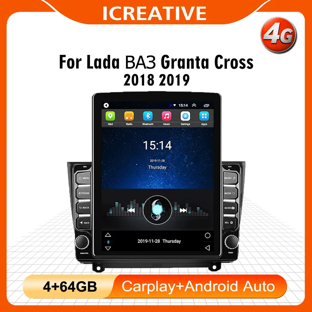 For Lada Granta Cross 2018 2019 4G Carplay 9.7inch Tesla screen Car Multimedia Player Auto GPS Navigator Head Unit With Frame BT
For Lada Granta Cross 2018 2019 4G Carplay 9.7inch Tesla screen Car Multimedia Player Auto GPS Navigator Head Unit With Frame BT