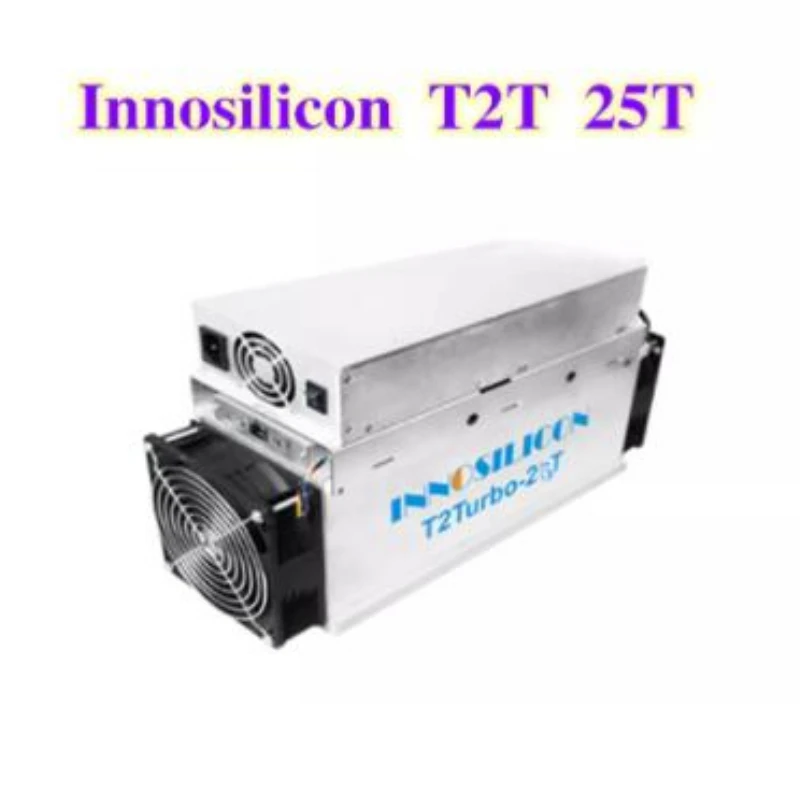 

Used Innosilicon T2T 25Th/s asic miner T2 Turbo bitcoin BTC Mining machine with psu Better Than Antminer S9 z9 b7