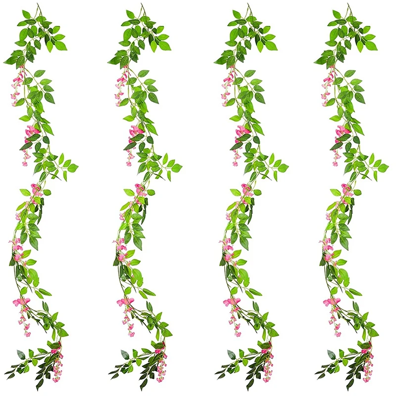 4 шт. цветочная гирлянда, искусственные цветы, шелковая искусственная лоза, плющ, растения для свадьбы
4 шт. цветочная гирлянда, искусственные цветы, шелковая искусственная лоза, плющ, растения для свадьбы