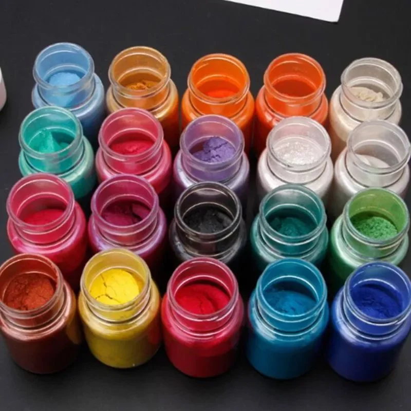 Set Pearlescent Mica Powder Epoxy Resin Dye Pearl Pigment DIY Jewelry Crafts Soap Making Accessory
Set Pearlescent Mica Powder Epoxy Resin Dye Pearl Pigment DIY Jewelry Crafts Soap Making Accessory