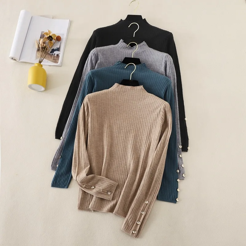 HLBCBG Wool Women's Sweater O Neck Long Sleeve Knitted Pullovers Top Autumn Winter Cashmere Sweaters Sueters De Mujer
HLBCBG Wool Women's Sweater O Neck Long Sleeve Knitted Pullovers Top Autumn Winter Cashmere Sweaters Sueters De Mujer