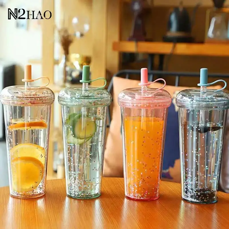 320/520ml Portable Reusable Drinking Bottle Straw Plastic Water Bottle Coffee Cup Milk Juice Cup Drinkware Cups With Lid Straw
320/520ml Portable Reusable Drinking Bottle Straw Plastic Water Bottle Coffee Cup Milk Juice Cup Drinkware Cups With Lid Straw
