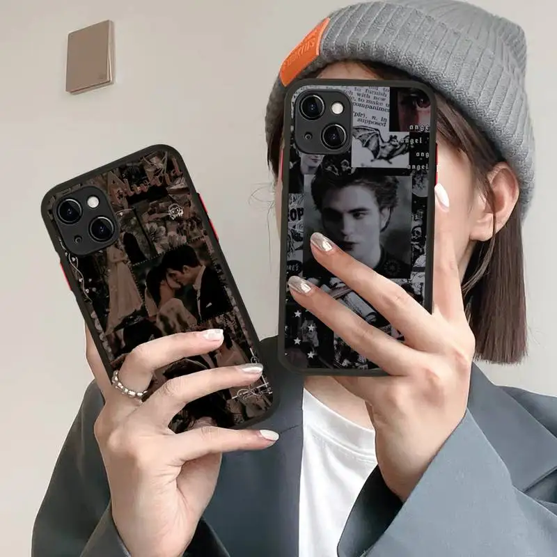 

Twilight Saga Phone Case for iPhone X XR XS 7 8 Plus 11 12 13 pro MAX 13mini Translucent Matte Case