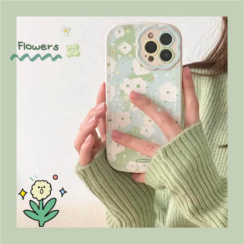 Fresh green small white flowers Phone Case For iphone 14 13 12 11 Pro Max X XR XSMAX 7 8 Plus SE TPU Case Cover new products
Fresh green small white flowers Phone Case For iphone 14 13 12 11 Pro Max X XR XSMAX 7 8 Plus SE TPU Case Cover new products