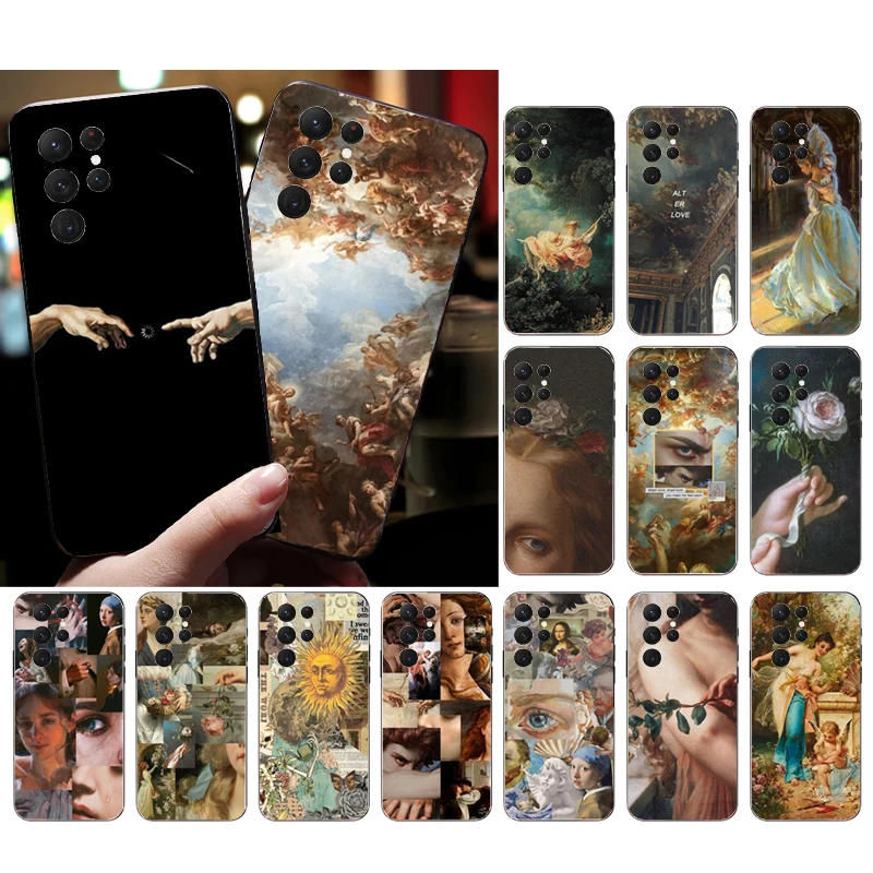 

Phone Case for Samsung Galaxy S23 S22 S21 S20 Ultra S20 S22 S21 S10 S9 Plus S10E S20FE Renaissance art Painting Case