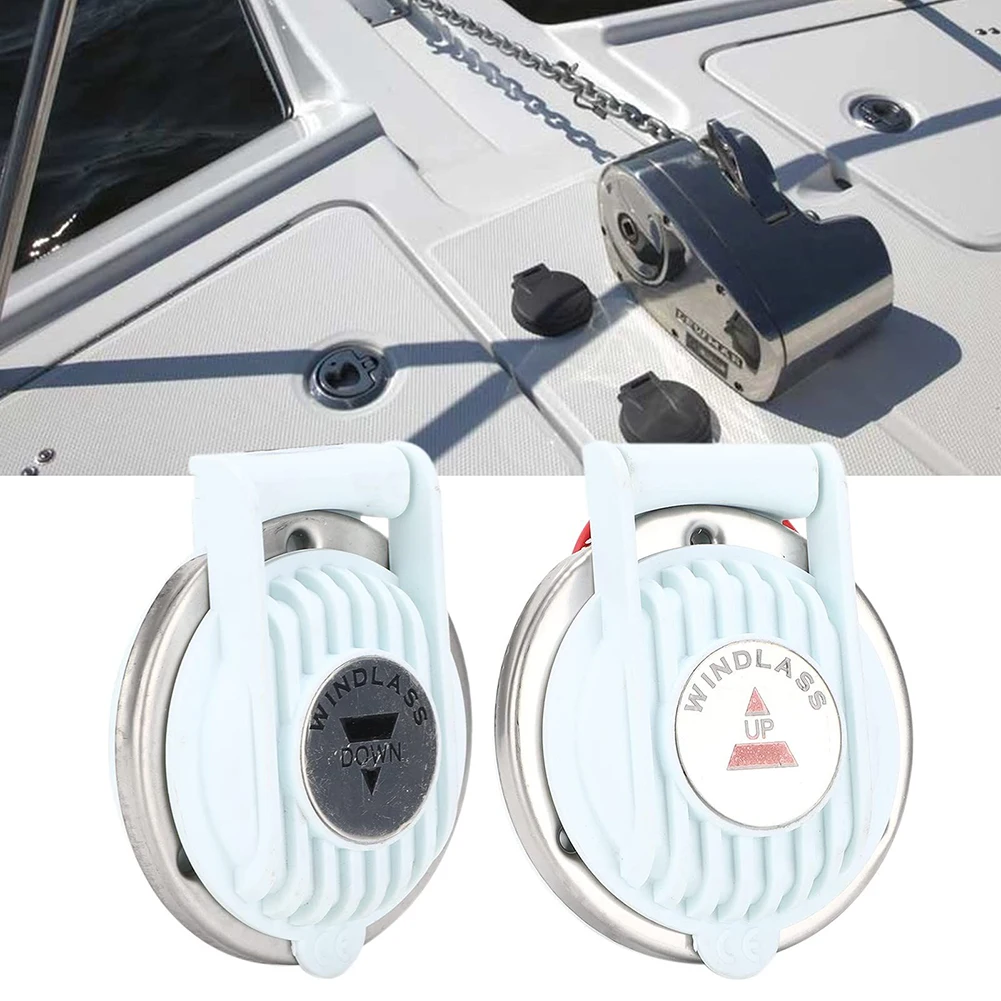 2pcs Windlass Foot Switch Up And Down 12/24V White Hands Free Universal For Marine Boat Ship Anchor Water Sports Accessories
2pcs Windlass Foot Switch Up And Down 12/24V White Hands Free Universal For Marine Boat Ship Anchor Water Sports Accessories