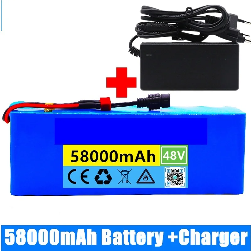 48v lithium ion battery 48v 58Ah 1000w 13S3P Lithium ion Battery Pack For 54.6v E-bike Electric bicycle Scooter with BMS+charger
48v lithium ion battery 48v 58Ah 1000w 13S3P Lithium ion Battery Pack For 54.6v E-bike Electric bicycle Scooter with BMS+charger