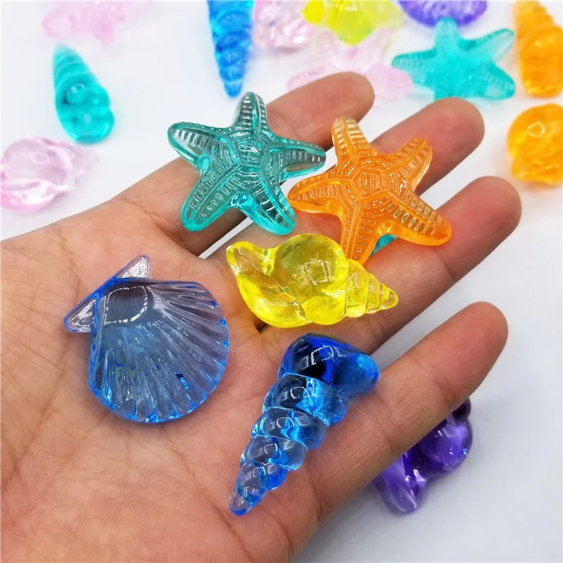 92pcs/set 4 styles Acrylic Seashells Conch Starfish Assorted Color for Table Scatters Beach Theme Sea Shells Party Decoration
92pcs/set 4 styles Acrylic Seashells Conch Starfish Assorted Color for Table Scatters Beach Theme Sea Shells Party Decoration