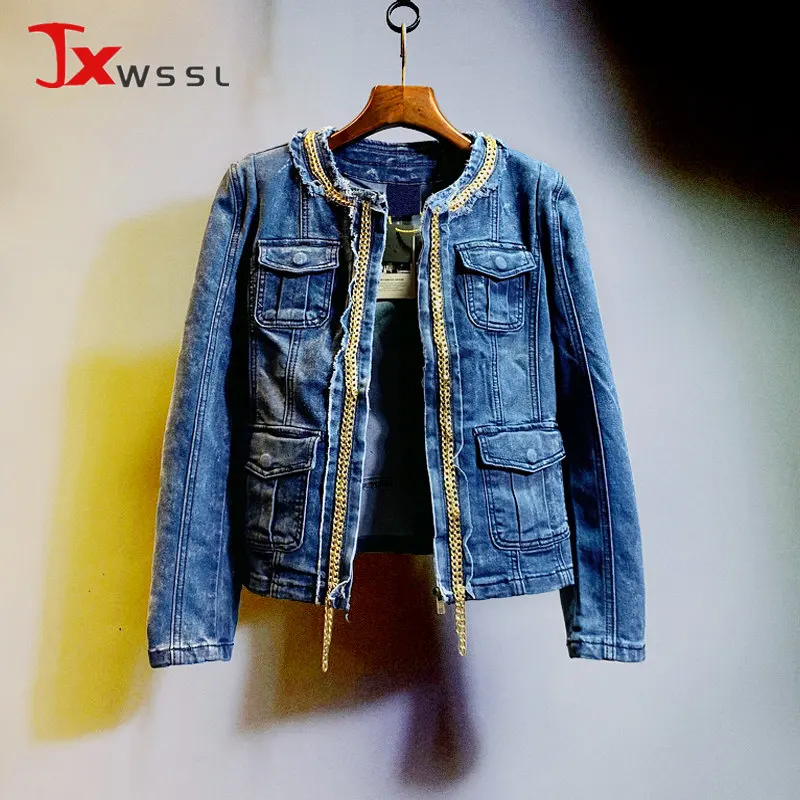 Vintage Jeans Jacket Women Spring Casual Pocket Long Sleeve Harajuku Denim Coat High Quality Fashion Short Denim Jacket Female
Vintage Jeans Jacket Women Spring Casual Pocket Long Sleeve Harajuku Denim Coat High Quality Fashion Short Denim Jacket Female
