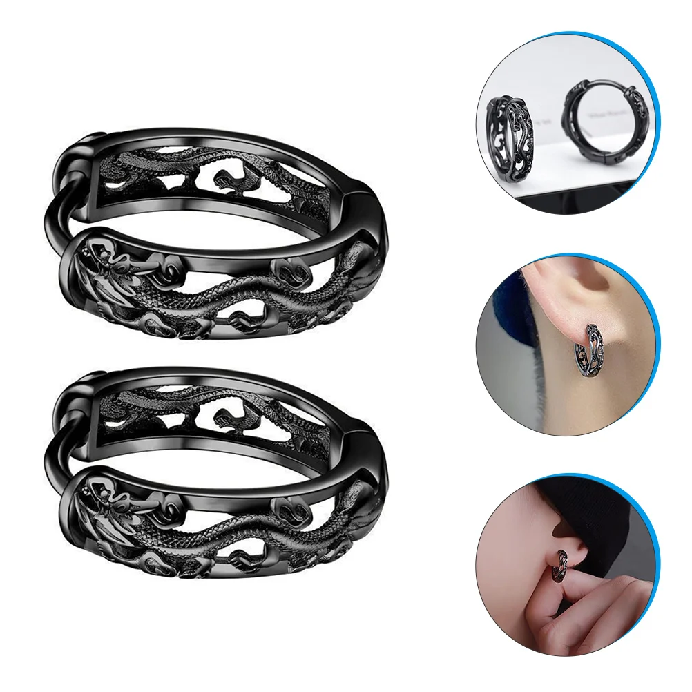 Earrings Earring Men Dragon Loop Jewelry Hoophuggie Small Ear Ethnic Hinged Punk Gift Minimalist Cool Retro Studs Black Vintage
Earrings Earring Men Dragon Loop Jewelry Hoophuggie Small Ear Ethnic Hinged Punk Gift Minimalist Cool Retro Studs Black Vintage