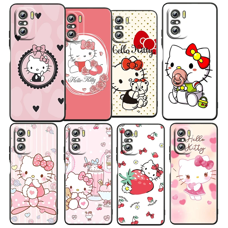 Hello Kitty Cat Cute For Xiaomi Redmi K50 K40 Gaming K30 K20 Pro 5G 10X 9T 9C 9A TPU Soft Silicone Black Phone Case Fundas Coque
Hello Kitty Cat Cute For Xiaomi Redmi K50 K40 Gaming K30 K20 Pro 5G 10X 9T 9C 9A TPU Soft Silicone Black Phone Case Fundas Coque