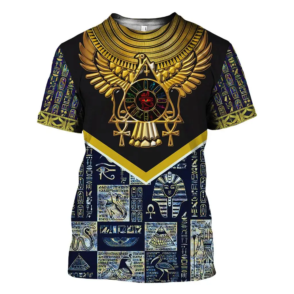Summer Unisex Short Sleeve T-shirt Egyptian Eye 3D Printing Fashion Shirt Harajuku Casual Top 2023 Fashion New Style
Summer Unisex Short Sleeve T-shirt Egyptian Eye 3D Printing Fashion Shirt Harajuku Casual Top 2023 Fashion New Style