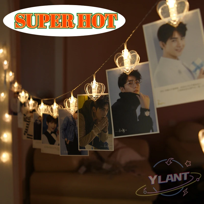 СВЕТОДИОДНАЯ Гирлянда YLANT с зажимом для фотографий для украшения Bedoom, креативное Рождественское украшение, звезды, нагревает светильник дл... 
СВЕТОДИОДНАЯ Гирлянда YLANT с зажимом для фотографий для украшения Bedoom, креативное Рождественское украшение, звезды, нагревает светильник дл...