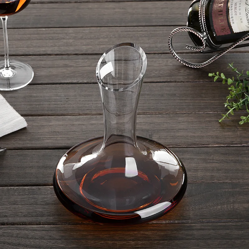 1000ML Superior Flat Base Red Wine Decanter Handmade Crystal Wine Pourer Premium Water Carafe Thickened Wall Family Party 
1000ML Superior Flat Base Red Wine Decanter Handmade Crystal Wine Pourer Premium Water Carafe Thickened Wall Family Party