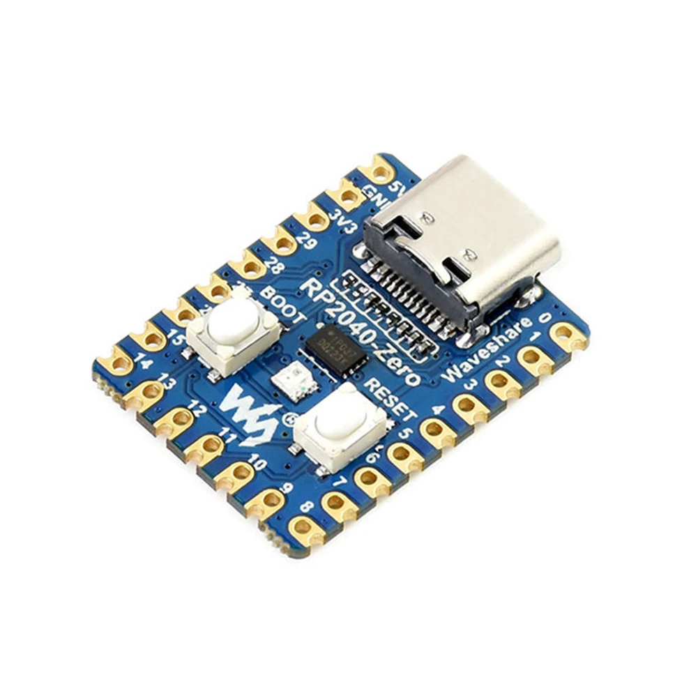 Compact RP2040Zero Development Board, Accurate Clock and Timer, 5V Power Supply, On chip Floating Point Library
Compact RP2040Zero Development Board, Accurate Clock and Timer, 5V Power Supply, On chip Floating Point Library