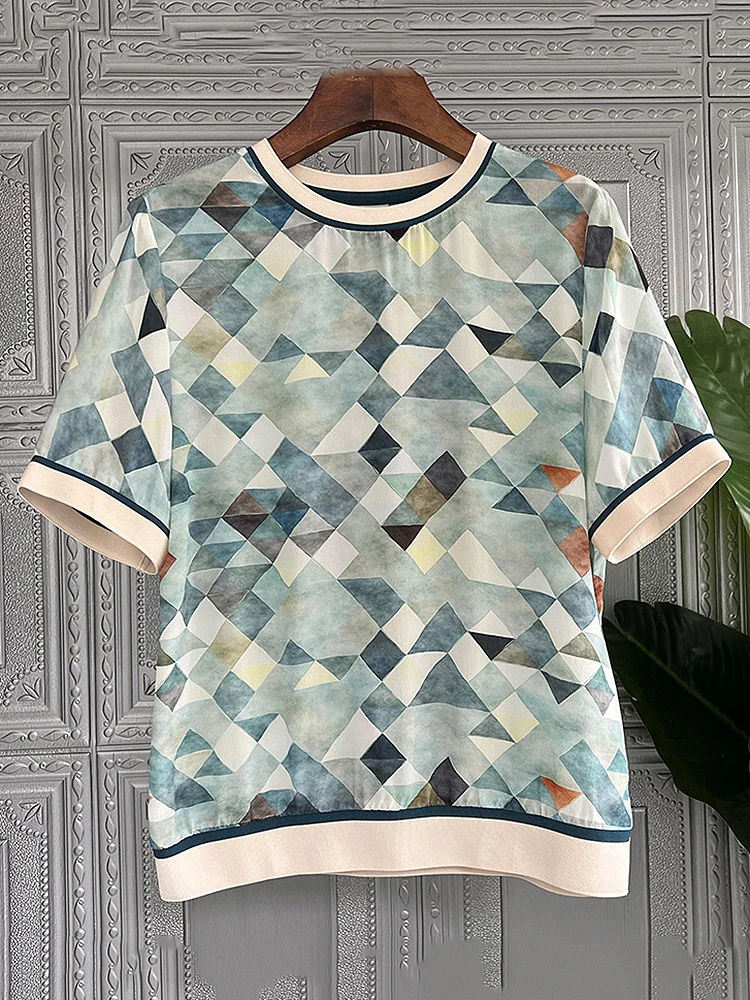 BOBOKATEER Vintage Geometric Print T-Shirt Short Sleeve Top 2022 Fashion Summer Women Clothing Round Neck Tshirts Femme Camiseta
BOBOKATEER Vintage Geometric Print T-Shirt Short Sleeve Top 2022 Fashion Summer Women Clothing Round Neck Tshirts Femme Camiseta