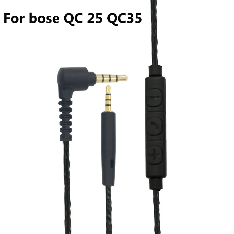 For Bose Quiet Comfort 25 QC25 QC35 Sound True OE2 OE2i AE2 AE2i Headphones 2.5mm to 3.5mm 5.5ft/1.2M Headphone Audio Cable
For Bose Quiet Comfort 25 QC25 QC35 Sound True OE2 OE2i AE2 AE2i Headphones 2.5mm to 3.5mm 5.5ft/1.2M Headphone Audio Cable