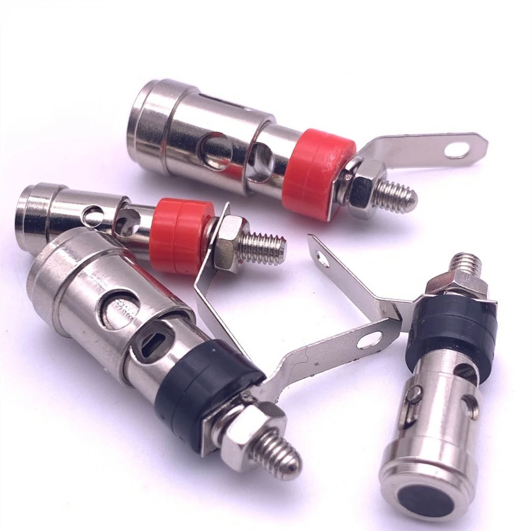4pcs Nickel-plated push-type small spring terminal speaker amplifier Spring self-locking socket push-type terminal
4pcs Nickel-plated push-type small spring terminal speaker amplifier Spring self-locking socket push-type terminal