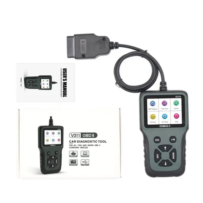 Сканер OBD2 с цветным экраном, детектор неисправности автомобиля, 8 ~ 36 В, инструмент для ремонта мотоцикла, автомобиля, диагностический инструмент, автомобильные аксессуары
Сканер OBD2 с цветным экраном, детектор неисправности автомобиля, 8 ~ 36 В, инструмент для ремонта мотоцикла, автомобиля, диагностический инструмент, автомобильные аксессуары