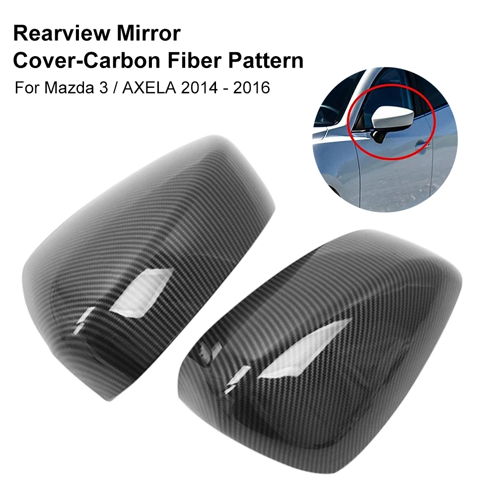 For Mazda 3 Axela 2014-2016 Carbon Fiber Style Side Door Wing Rearview Mirror Cover Trim Stickers Decoration Car Accessories
For Mazda 3 Axela 2014-2016 Carbon Fiber Style Side Door Wing Rearview Mirror Cover Trim Stickers Decoration Car Accessories