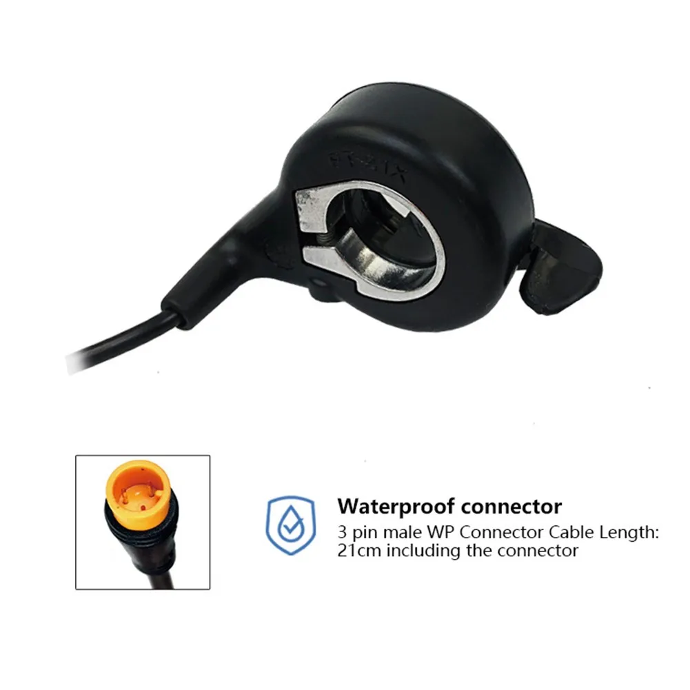 12V-72V E-Bike Wuxing FT-21X Thumb Throttle Electric Bicycle Right Finger Throttle Pedelec For KT Controller & E-Bike Motor Kit
12V-72V E-Bike Wuxing FT-21X Thumb Throttle Electric Bicycle Right Finger Throttle Pedelec For KT Controller & E-Bike Motor Kit
