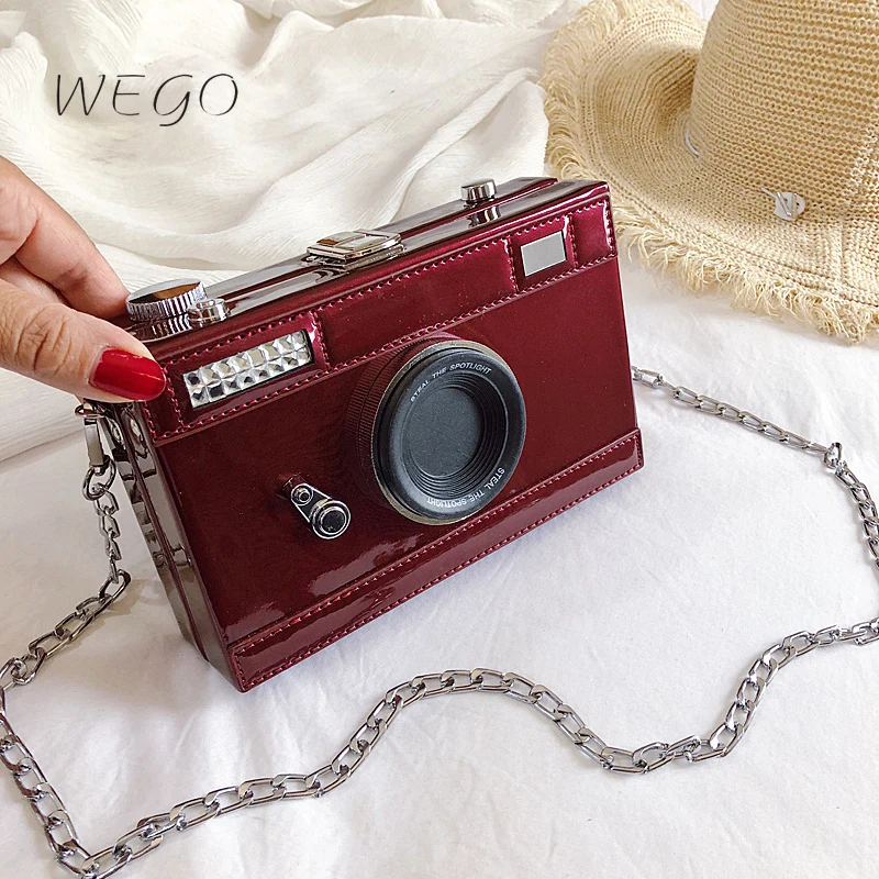 Fashion Chains Camera Design Women Shoulder Bags Funny Box Messenge Bag Luxury Pu Leather Crossbody Bag Ladies Small Chic Purses
Fashion Chains Camera Design Women Shoulder Bags Funny Box Messenge Bag Luxury Pu Leather Crossbody Bag Ladies Small Chic Purses
