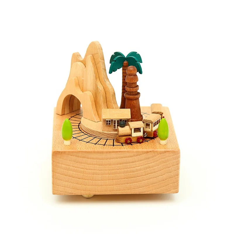 Wooden Roller Coaster Music Box Ornaments Children's Creative Toys Hand-Cranked Music Boxes Christmas Gifts
Wooden Roller Coaster Music Box Ornaments Children's Creative Toys Hand-Cranked Music Boxes Christmas Gifts