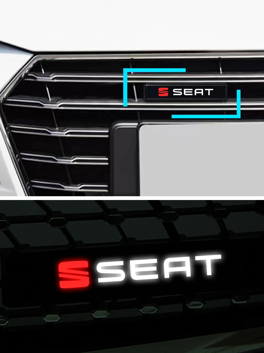 1pc Car Front Grille Light Accessories LED Logo Projector Car Accessories For Seat IBX 20V20 Mii Altea IBE Leon Toledo Exeo
1pc Car Front Grille Light Accessories LED Logo Projector Car Accessories For Seat IBX 20V20 Mii Altea IBE Leon Toledo Exeo