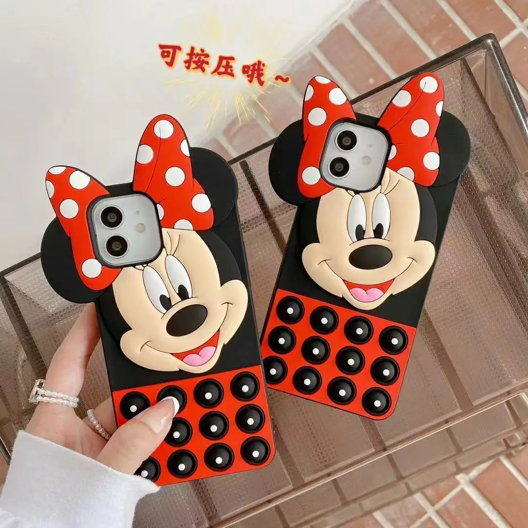 Силиконовый защитный чехол для iPhone 12pro Max XR XS X Mini Mickey Minnie shell Apple 13 11 xsmax | Компьютеры