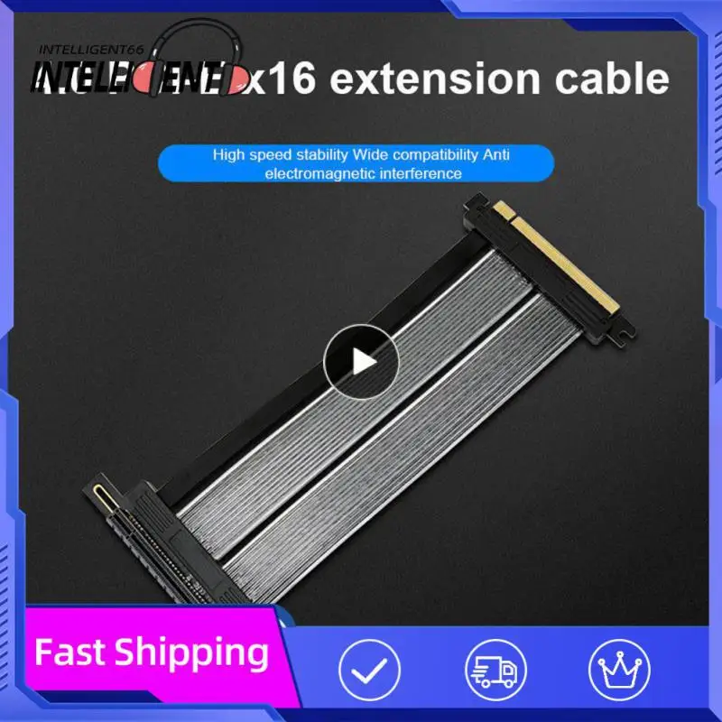 

Stable Pci Express Expansion Card Riser 256g/bps High Quality Pcie 4.0 X16 Graphics Card 20cm High Speed Gpu Extender Core Wire