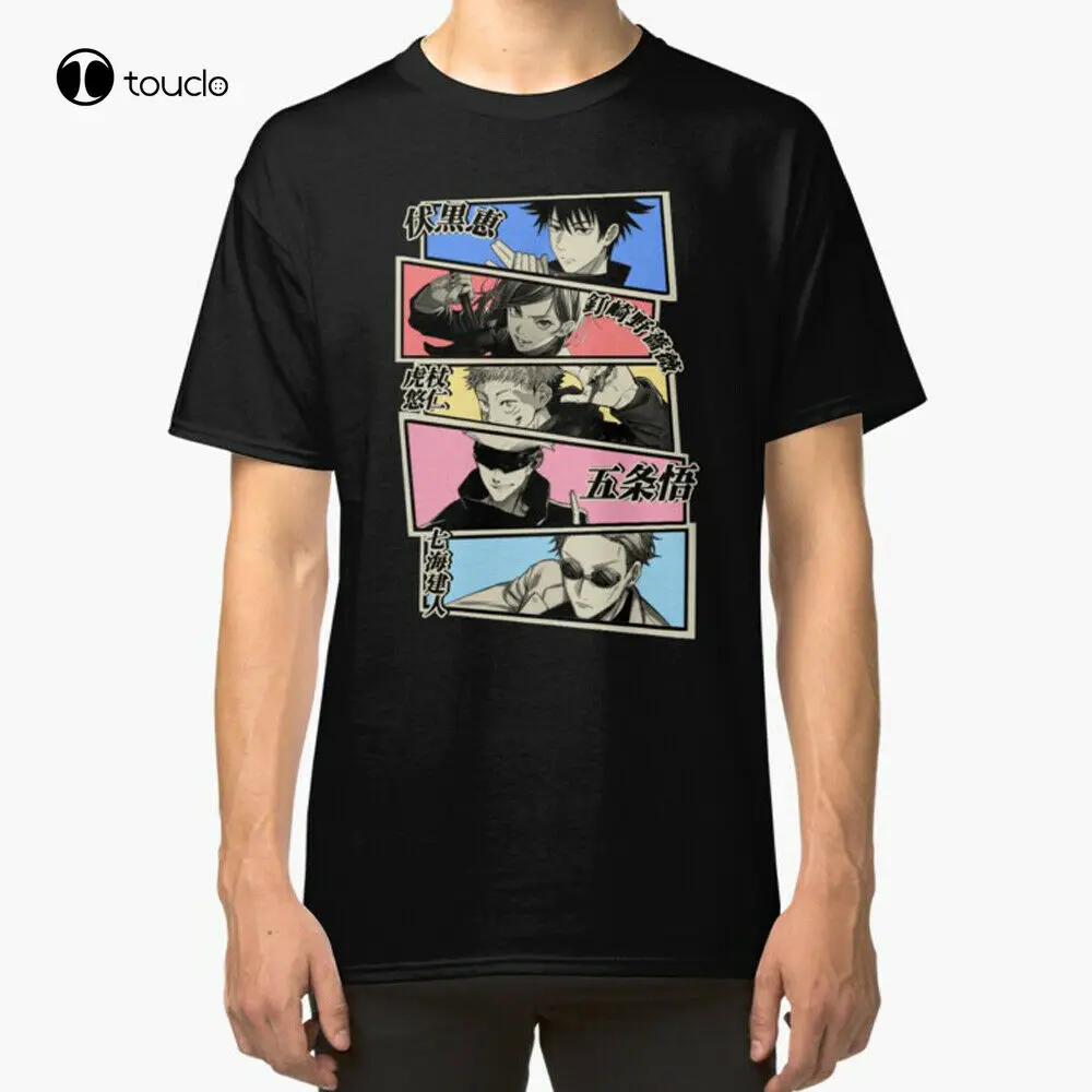 Jujutsu Kaisen T-Shirt Men & Women Nobara Megumi Yuji Gojo T-Shirt Unisex Anime Cotton Tee Shirt Unisex
Jujutsu Kaisen T-Shirt Men & Women Nobara Megumi Yuji Gojo T-Shirt Unisex Anime Cotton Tee Shirt Unisex