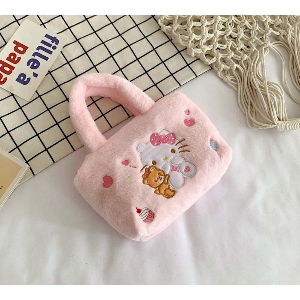 Sanrio Kawaii Plush Bag Kitty Anime Melody Cinnamoroll Plush Backpack Stuffed Handbag Cartoon Lotso Bear Backpacks for Girl Gift
Sanrio Kawaii Plush Bag Kitty Anime Melody Cinnamoroll Plush Backpack Stuffed Handbag Cartoon Lotso Bear Backpacks for Girl Gift