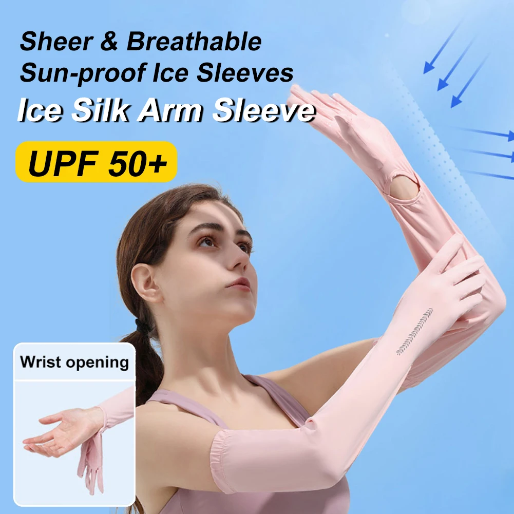 Ice Silk Arm Sleeve For Men Women Breathable Summer Cool UV Sun Protetcion Adjustable Hand Arm Cover For Cycling Driving Fishng
Ice Silk Arm Sleeve For Men Women Breathable Summer Cool UV Sun Protetcion Adjustable Hand Arm Cover For Cycling Driving Fishng