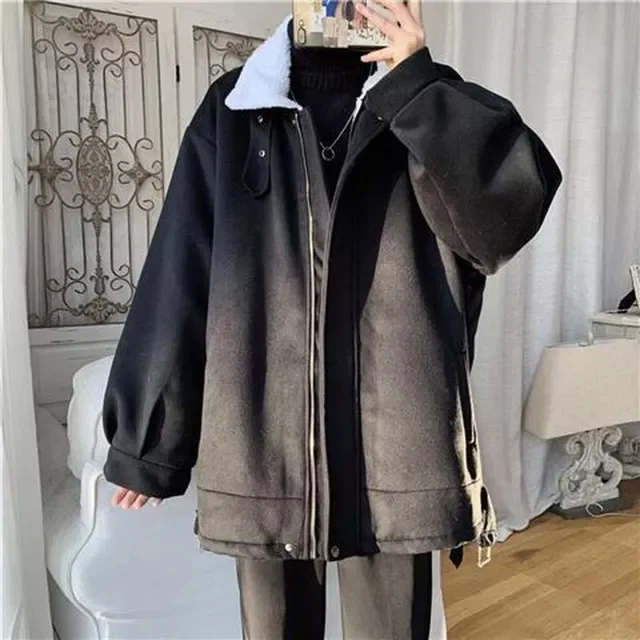 2022New woolen coat for men winter plush thick woolen padded Jacket Korean fashion loose techwear unisex tactical coat warm park
2022New woolen coat for men winter plush thick woolen padded Jacket Korean fashion loose techwear unisex tactical coat warm park
