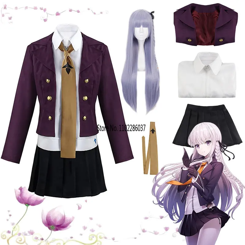 Костюм Kirigiri Kyouko для косплея аниме «данганронпа», фиолетовый комплект из парика для рубашки, женская одежда, галстук, для Хэллоуина и карнава...
Костюм Kirigiri Kyouko для косплея аниме «данганронпа», фиолетовый комплект из парика для рубашки, женская одежда, галстук, для Хэллоуина и карнава...