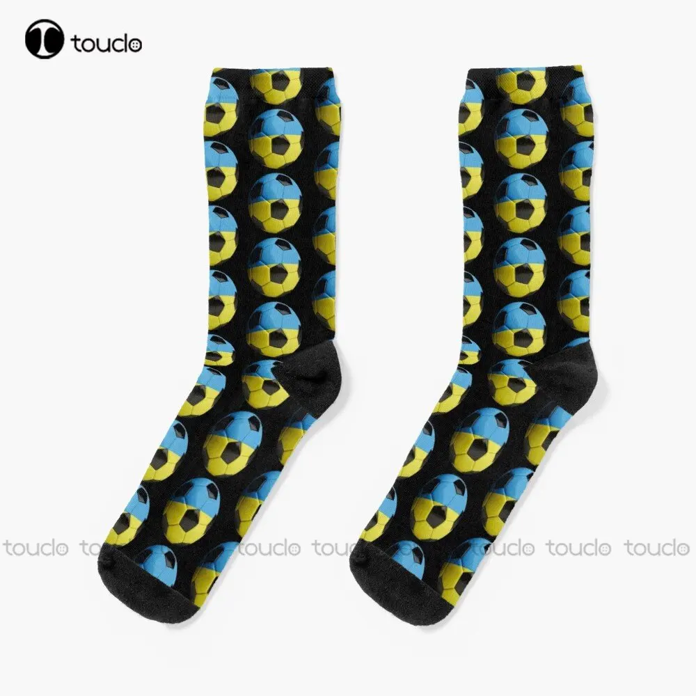 

Ukraine Flag Football Socks Thin Socks Women Personalized Custom Unisex Adult Teen Youth Socks 360° Digital Print Custom Gift