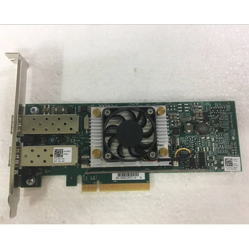 BCM57810S 0Y40PH 10 Gigabit Dual Optical Port Network Card 10G R730 N20KJ 
BCM57810S 0Y40PH 10 Gigabit Dual Optical Port Network Card 10G R730 N20KJ