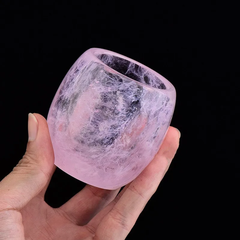 1PC Natural Raw Ore Stone Powder Crystal Chinese Style Tea Cup Hand-polished Crystal Healing Degauss Chinese Kung Fu Tea Set New
1PC Natural Raw Ore Stone Powder Crystal Chinese Style Tea Cup Hand-polished Crystal Healing Degauss Chinese Kung Fu Tea Set New