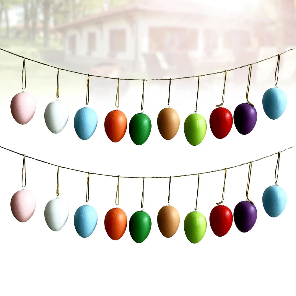 24pcs Egg Garland Colorful Egg Banner Bunting Flag Hanging Egg Pendant Ornament for Birthday Party ( )
24pcs Egg Garland Colorful Egg Banner Bunting Flag Hanging Egg Pendant Ornament for Birthday Party ( )