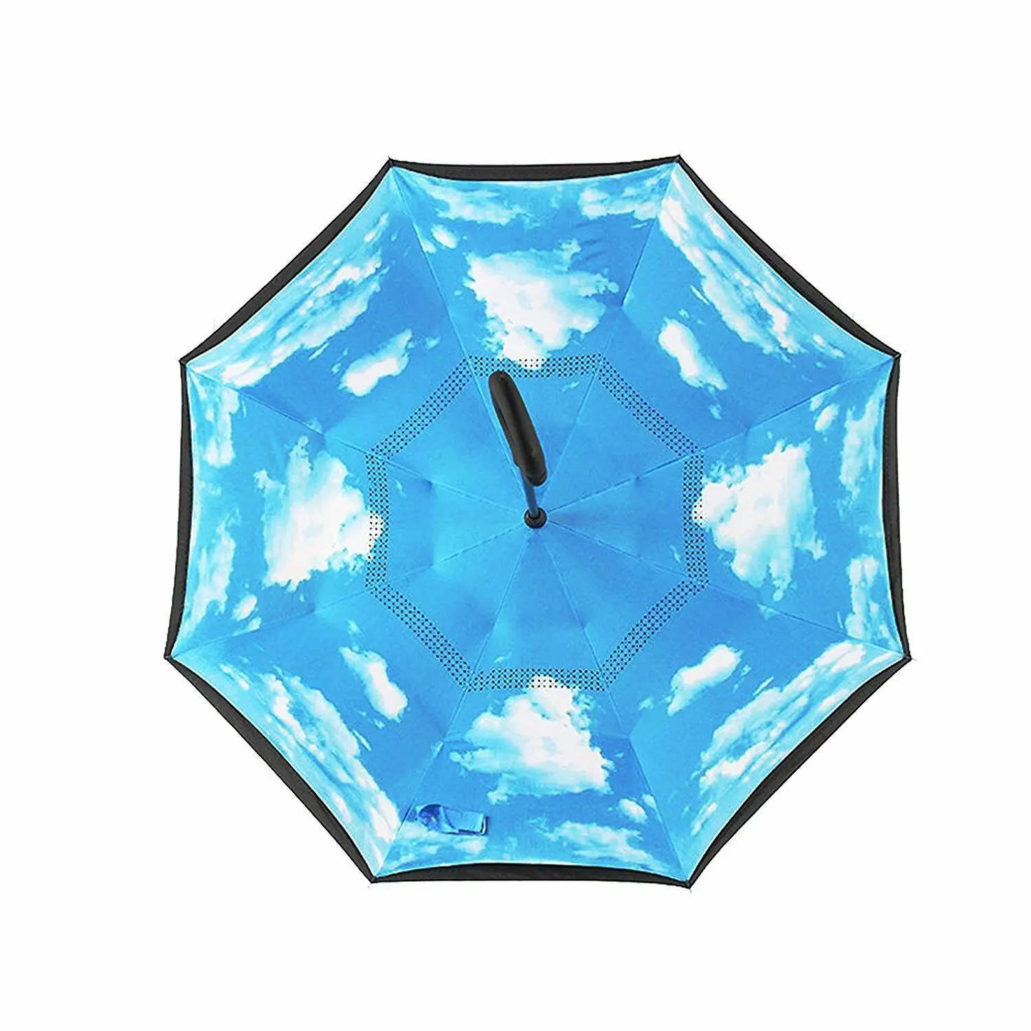 Umbrella Windproof Reverse Double Layer with C-shaped Hands-Blue Cloud EHD Waterproof Windproof Parasol Bussiness Male Folding
Umbrella Windproof Reverse Double Layer with C-shaped Hands-Blue Cloud EHD Waterproof Windproof Parasol Bussiness Male Folding