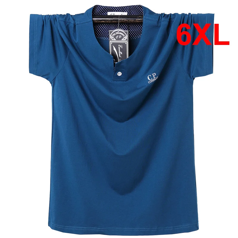 Plus Size T-shirt Men Summer Short Sleeve Tshirt Casual Cotton Shirt Solid Color Tops Tees for Fat Male Big Size 5XL 6XL
Plus Size T-shirt Men Summer Short Sleeve Tshirt Casual Cotton Shirt Solid Color Tops Tees for Fat Male Big Size 5XL 6XL
