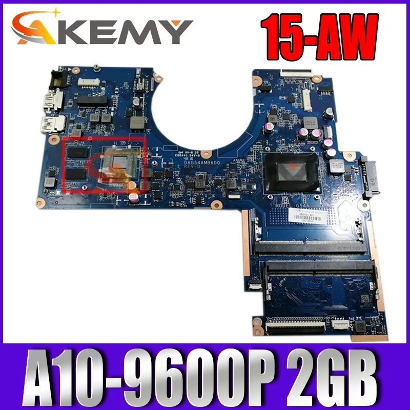 For HP PAVILION 15-AW 856273-601 856273-501 856273-001 DAG54AMB6D0 Laptop motherboard with R16M M1-70 2GB A10-9600P
For HP PAVILION 15-AW 856273-601 856273-501 856273-001 DAG54AMB6D0 Laptop motherboard with R16M M1-70 2GB A10-9600P
