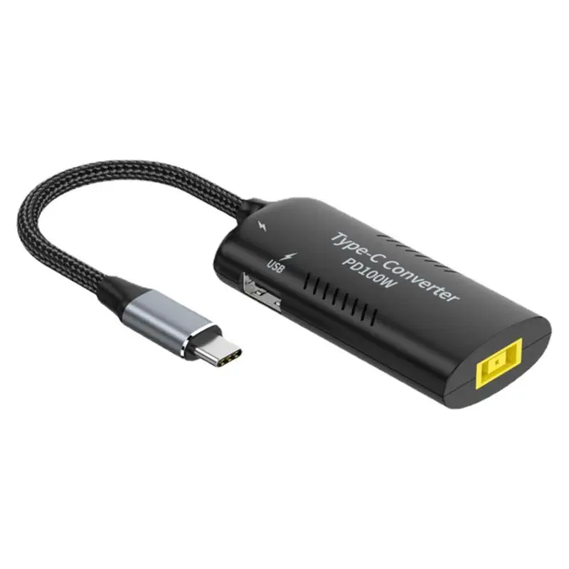 DC Power To Type-c Converter USB C To Slim Tip Adapter 100W Convert Charger To Type C For Mobile Phone Laptop Tablet
DC Power To Type-c Converter USB C To Slim Tip Adapter 100W Convert Charger To Type C For Mobile Phone Laptop Tablet