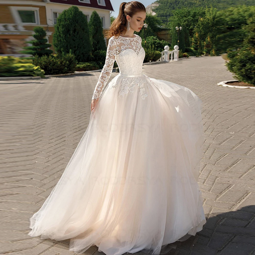 Vintage Boho Wedding Dresses Sweetheart Long Sleeves Tulle Dress Lace Appliques Sweep Train A-Line Bridal Gowns свадебное платье
Vintage Boho Wedding Dresses Sweetheart Long Sleeves Tulle Dress Lace Appliques Sweep Train A-Line Bridal Gowns свадебное платье