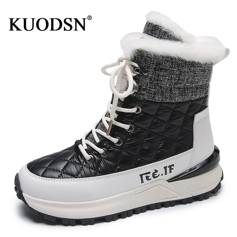 New Winter Warm Fur Women's Boots Rubber Platform Snow Boots High Gang Light Woman Ankle Boots Outdoor Sneakers Botas Mujer
New Winter Warm Fur Women's Boots Rubber Platform Snow Boots High Gang Light Woman Ankle Boots Outdoor Sneakers Botas Mujer