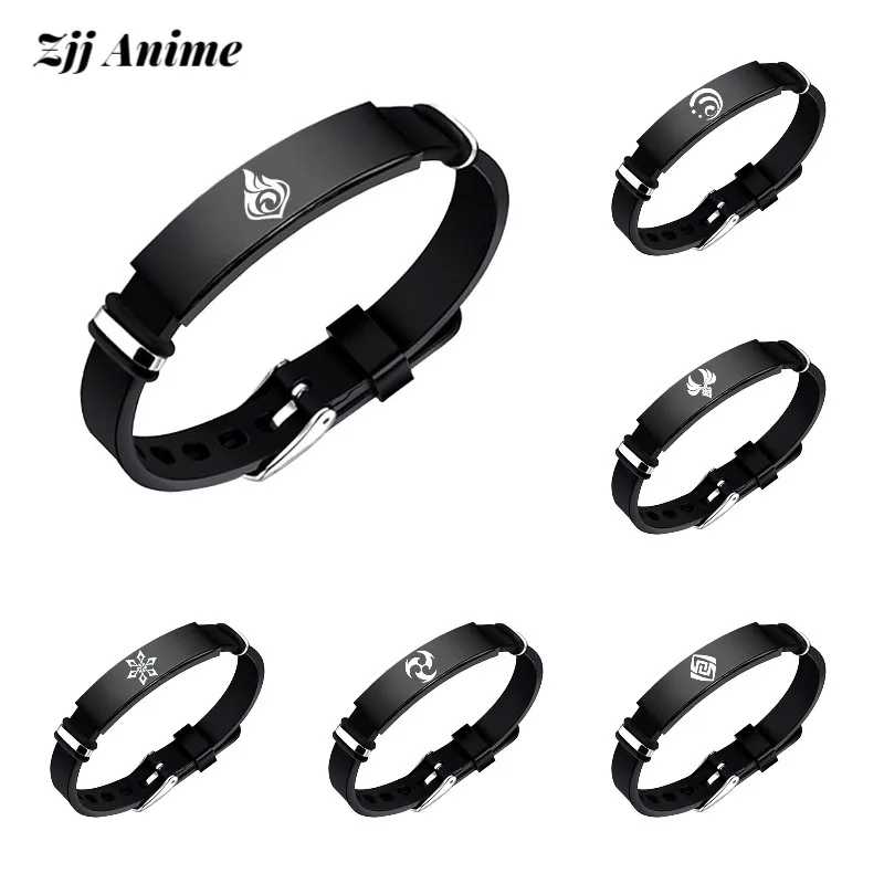 Anime Genshin Impact Vision Stainless Steel Bracelet God Of Eye Pyro Cryo Electro Anemo Geo Hydro Dendro Bracelet Women Men Gift
Anime Genshin Impact Vision Stainless Steel Bracelet God Of Eye Pyro Cryo Electro Anemo Geo Hydro Dendro Bracelet Women Men Gift